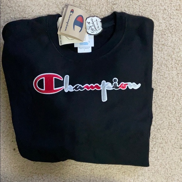 WOMENS CHAMPION LOGO CREWNECK - Picture 2 of 2